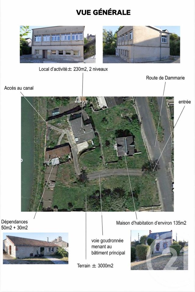 maison à vendre - 2 pièces - 70.0 m2 - CHATILLON COLIGNY - 45 - CENTRE - Century 21 Start Immo